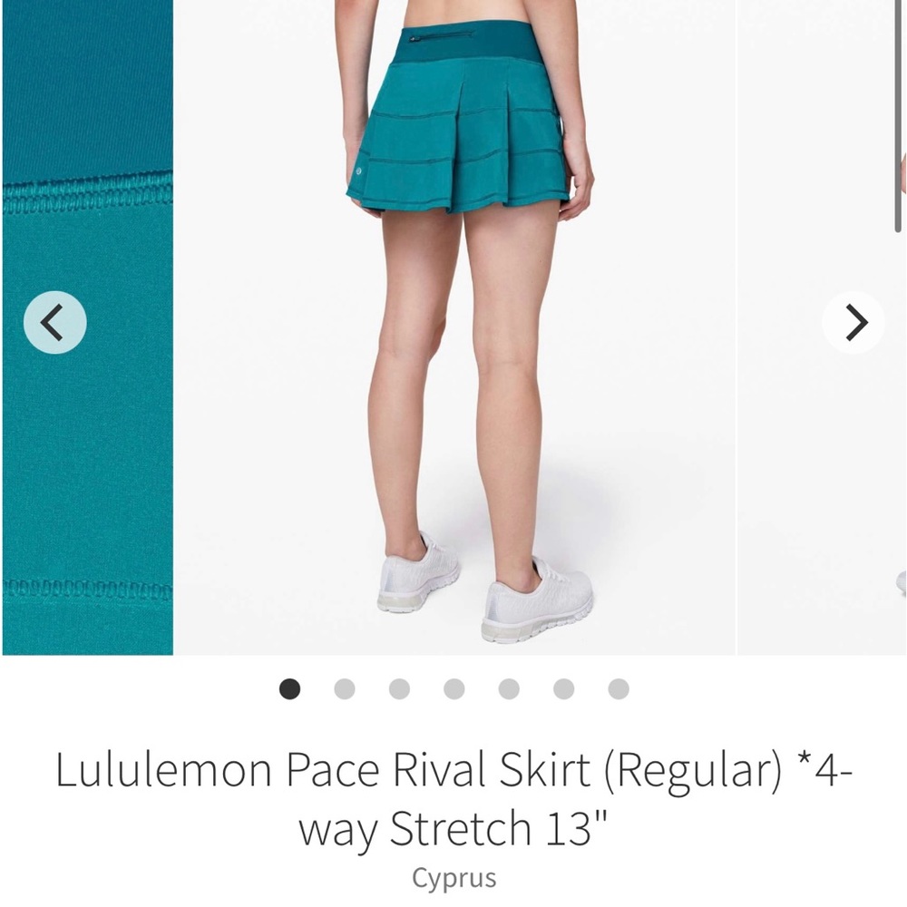 Lululemon Pace Rival Skirt